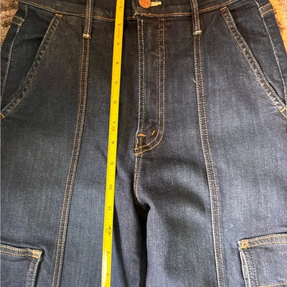 Mother the Rambler Cargo Dark Blue Jeans